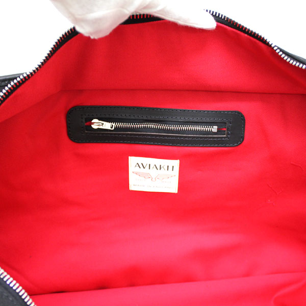 正規取扱店 Lewis Leathers(ルイスレザー) CANVAS HOLDALL BAG(キャンバスホールドオールバッグ) BLACK ブラック