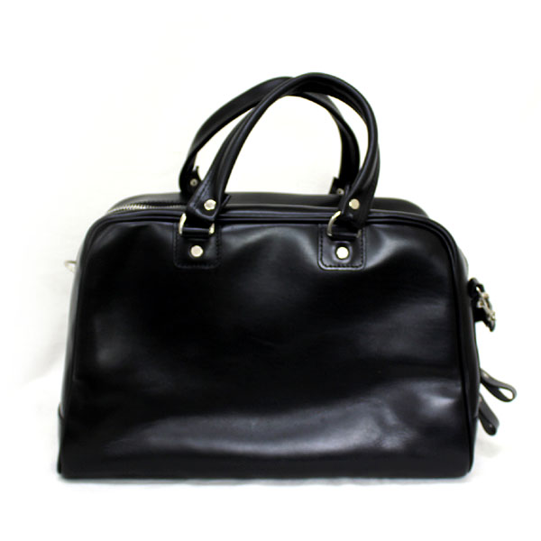 正規取扱店 Lewis Leathers(ルイスレザー) LEATHER BOSTON BAG(レザーボストンバッグ) BLACK ブラック