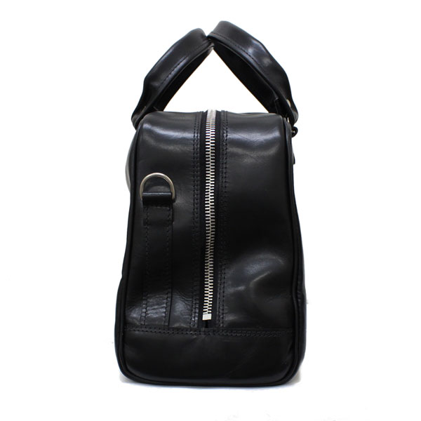 正規取扱店 Lewis Leathers(ルイスレザー) LEATHER BOSTON BAG(レザーボストンバッグ) BLACK ブラック typeB