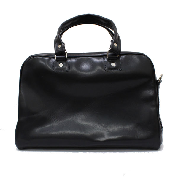 正規取扱店 Lewis Leathers(ルイスレザー) LEATHER BOSTON BAG(レザーボストンバッグ) BLACK ブラック typeB