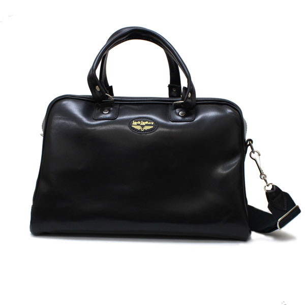 正規取扱店 Lewis Leathers(ルイスレザー) LEATHER BOSTON BAG(レザーボストンバッグ) BLACK ブラック typeC