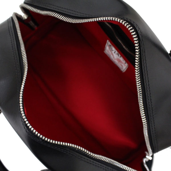 正規取扱店 Lewis Leathers(ルイスレザー) LEATHER BOSTON BAG(レザーボストンバッグ) BLACK ブラック typeC