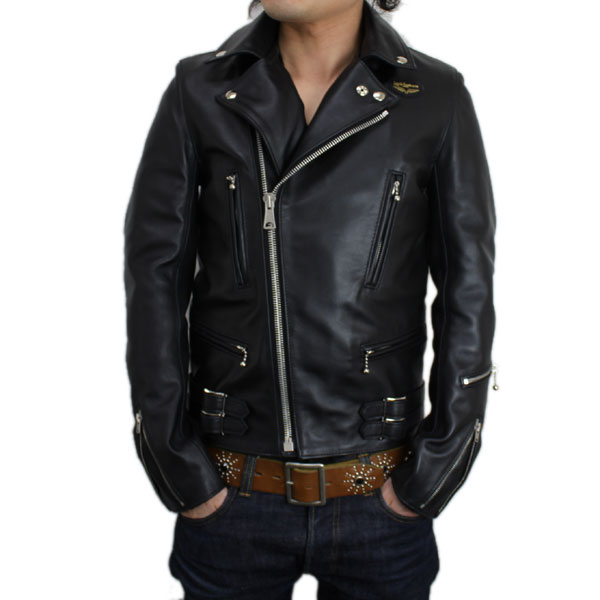 正規取扱店Lewis Leather(ルイスレザー)　No.391T　LIGHTNING TIGHT FIT(ライトニング タイトフィット)　BLACK ブラック