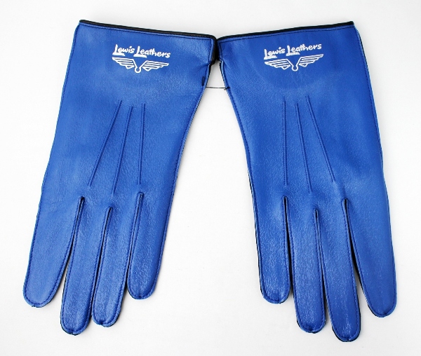 正規取扱店 Lewis Leathers(ルイスレザー)　810　RACING GLOVES レーシンググローブ　BLUE ブルー