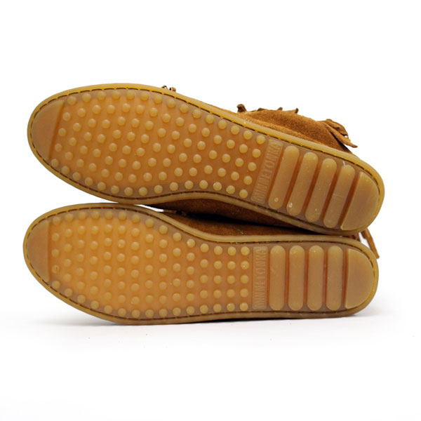 正規取扱店 MINNETONKA(ミネトンカ)Wood Stock Fringe(ウッドストックフリンジ)#1662 BROWN SUEDE レディース MT180
