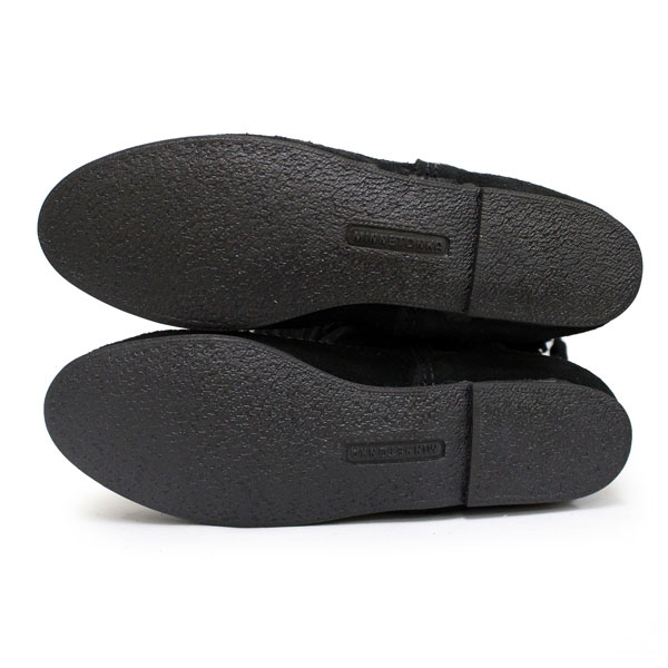 正規取扱店 MINNETONKA(ミネトンカ)Calf Hi 2-Layer Fringe(カーフハイ2レイヤーフリンジ)#1689 BLACK SUEDE レディース MT178