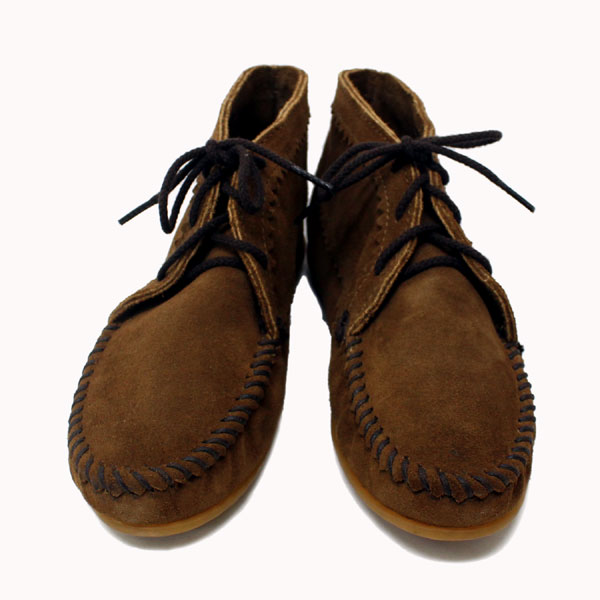 正規取扱店 MINNETONKA(ミネトンカ) Suede Ankle Boots(スエードアンクルブーツ)#273 DUSTY BROWN SUEDE レディース MT220