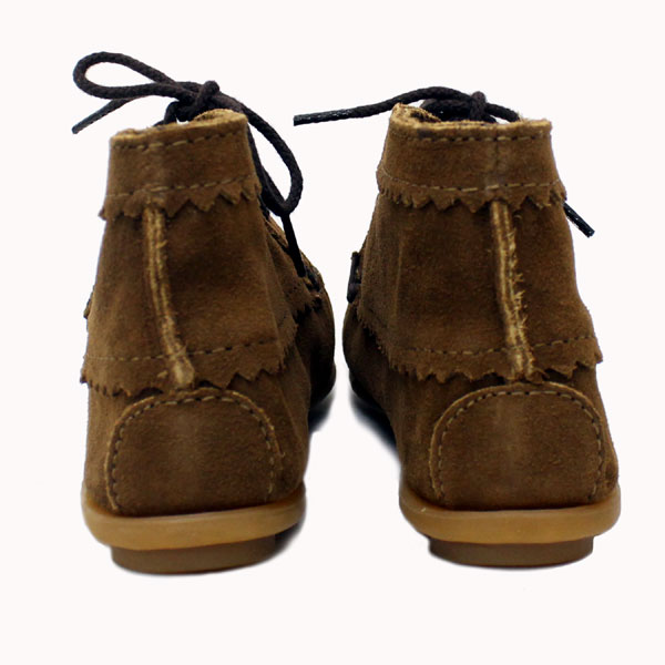 正規取扱店 MINNETONKA(ミネトンカ) Suede Ankle Boots(スエードアンクルブーツ)#273 DUSTY BROWN SUEDE レディース MT220
