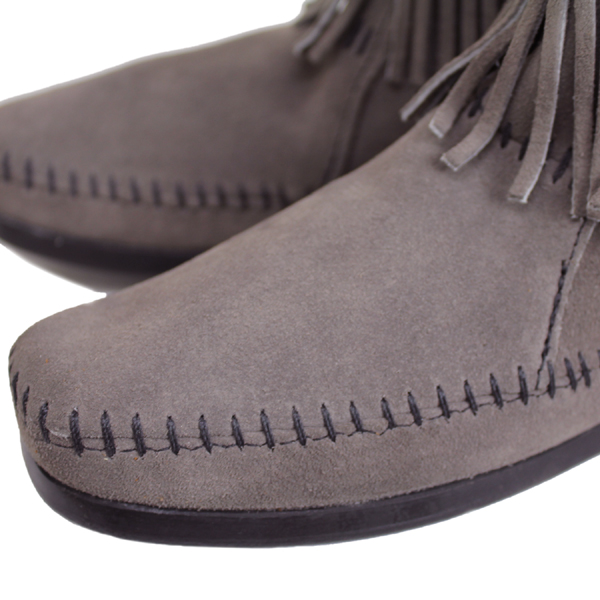正規取扱店 MINNETONKA(ミネトンカ) Hi Top Back Zip Boot ( ハイトップ バックジップブーツ ) #291T GREY レディース MT015