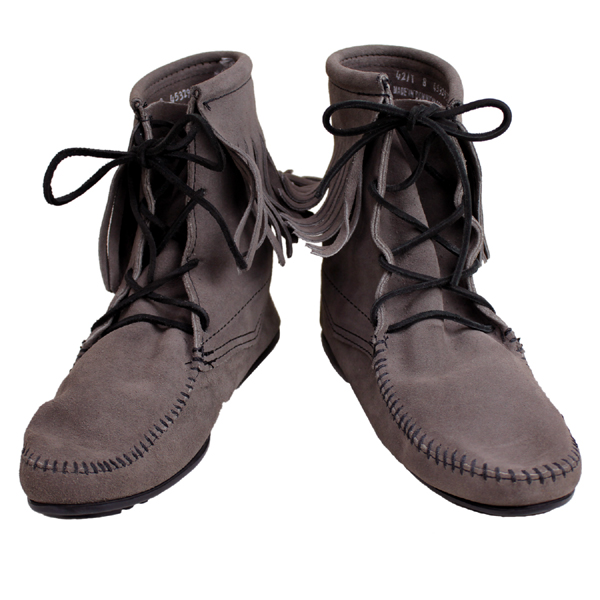 正規取扱店 MINNETONKA(ミネトンカ)Tramper Ankle Hi Boot(トランパー アンクルハイブーツ)#421T GREY レディース MT024