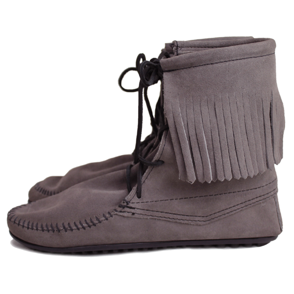 正規取扱店 MINNETONKA(ミネトンカ)Tramper Ankle Hi Boot(トランパー アンクルハイブーツ)#421T GREY レディース MT024