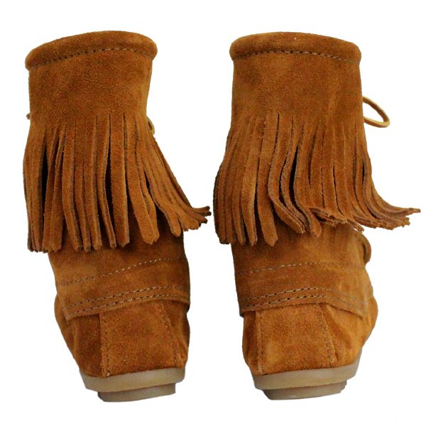 正規取扱店 MINNETONKA(ミネトンカ)Tramper Ankle Hi Boot(トランパー アンクルハイブーツ)#422 BROWN レディース MT025