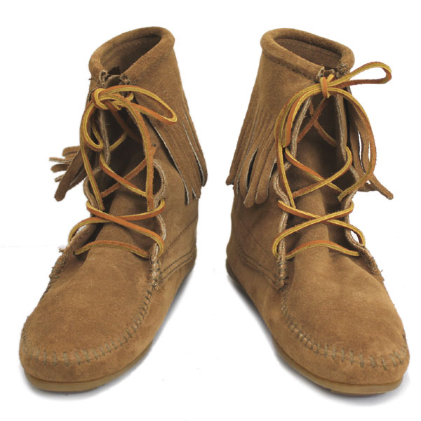 正規取扱店 MINNETONKA(ミネトンカ)Tramper Ankle Hi Boot(トランパー アンクルハイブーツ)#427T TAUPE レディース MT026