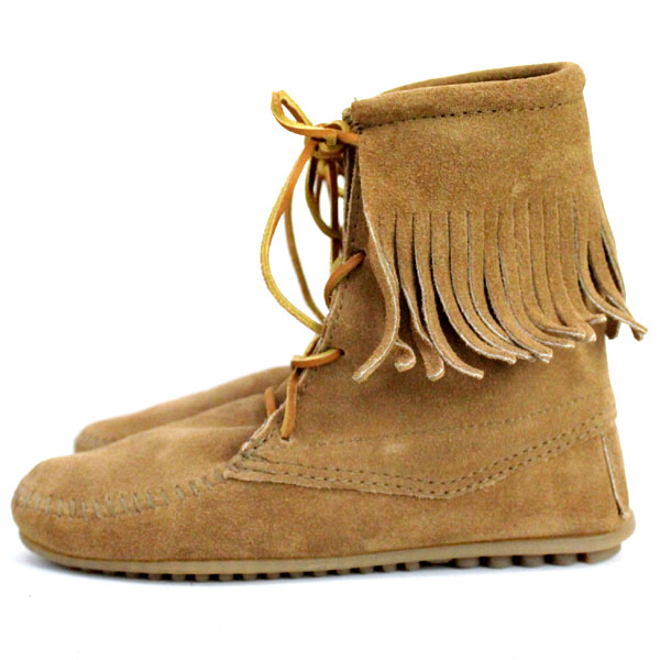 正規取扱店 MINNETONKA(ミネトンカ)Tramper Ankle Hi Boot(トランパー アンクルハイブーツ)#427T TAUPE レディース MT026