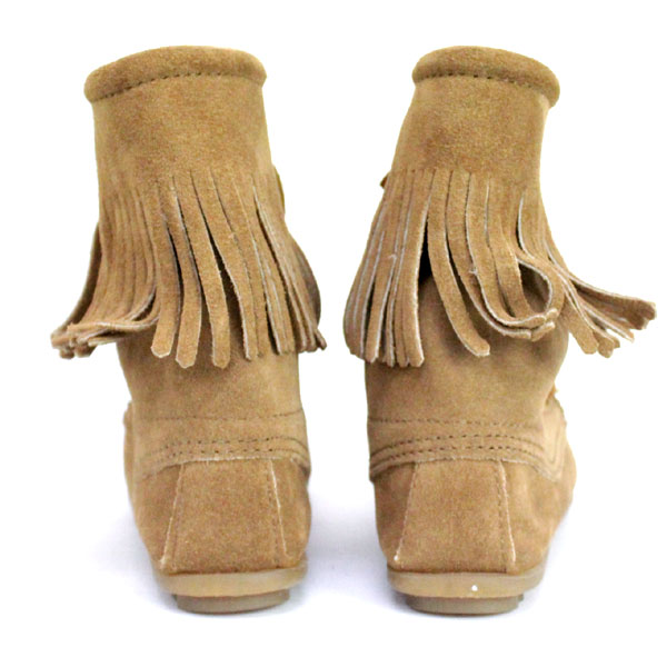 正規取扱店 MINNETONKA(ミネトンカ)Tramper Ankle Hi Boot(トランパー アンクルハイブーツ)#427T TAUPE レディース MT026