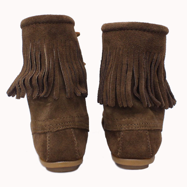 正規取扱店 MINNETONKA(ミネトンカ) Tramper Ankle Boots(トランパーアンクルハイブーツ)#428 DUSTY BROWN SUEDE レディース MT222