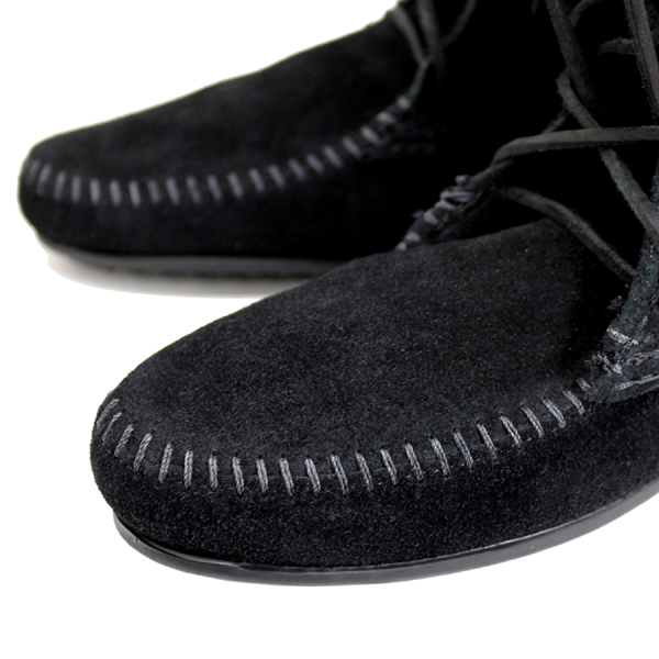 正規取扱店 MINNETONKA(ミネトンカ)Tramper Ankle Hi Boot(トランパー アンクルハイブーツ)#429 BLACK レディース MT023