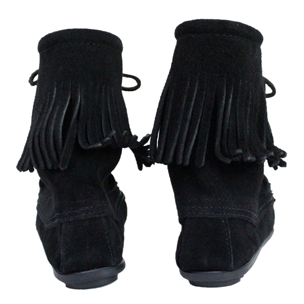 正規取扱店 MINNETONKA(ミネトンカ)Tramper Ankle Hi Boot(トランパー アンクルハイブーツ)#429 BLACK レディース MT023