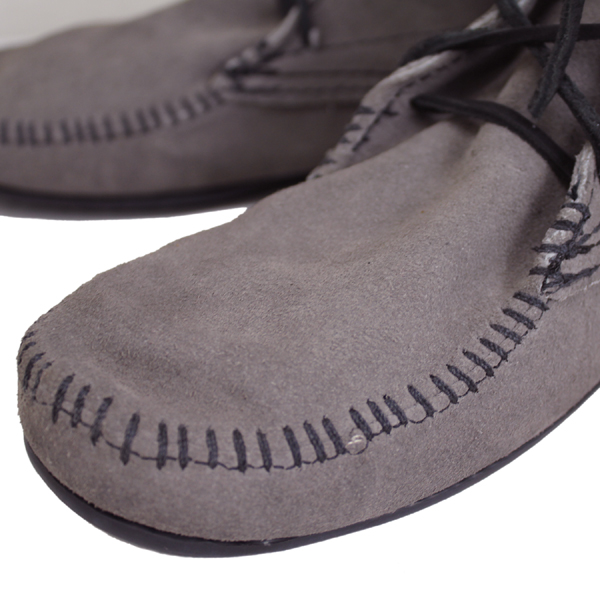 正規取扱店 MINNETONKA(ミネトンカ)Double FringeTramper Boot(ダブルフリンジ トランパーブーツ)#621T GREY レディース MT021