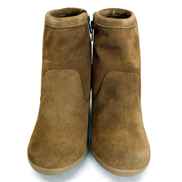 正規取扱店 MINNETONKA(ミネトンカ) Side Zip Hidden Wedge(サイドジップヒドゥンウェッジブーツ) #84063 DUSTY BROWN レディース MT376