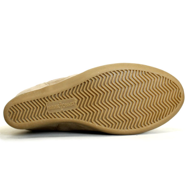 正規取扱店 MINNETONKA(ミネトンカ) Side Zip Hidden Wedge(サイドジップヒドゥンウェッジブーツ) #84063 DUSTY BROWN レディース MT376