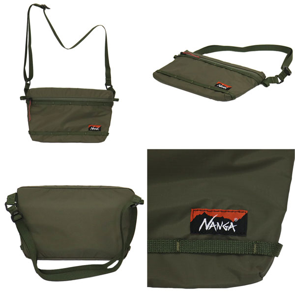 ナンガ　オーロラ　サコッシュ　カーキ 正規取扱店 NANGA (ナンガ) NA2253-3A507 AURORA SACOCHE オーロラ