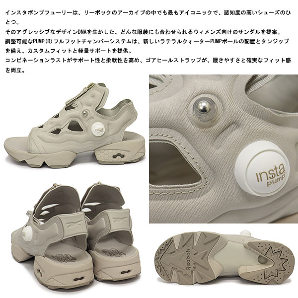 正規取扱店 Reebok (リーボック) 100074873 INSTAPUMP FURY SANDAL ZIP