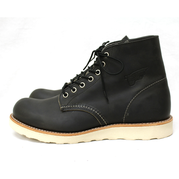 2012-2013新作 正規代理店 REDWING (レッドウィング) 8190 ROUNDE-TOE BOOTS チャコール ラフ＆タフ