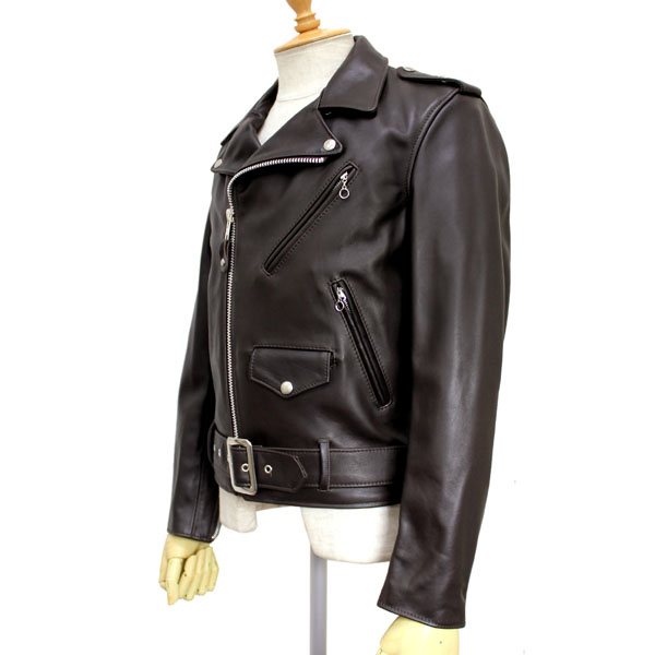正規取扱 SCHOTT(ショット) 613US VINTAGE ONESTAR RIDERS JACKET(ヴィンテージワンスターライダースジャケット) BROWN ブラウン