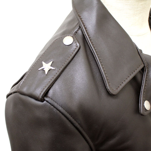 正規取扱 SCHOTT(ショット) 613US VINTAGE ONESTAR RIDERS JACKET(ヴィンテージワンスターライダースジャケット) BROWN ブラウン