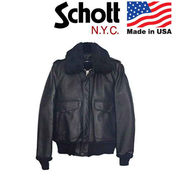 正規取扱店 SCHOTT(ショット) BOA LEATHER JACKET(ボア付きレザー