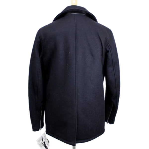 正規取扱　SCHOTT(ショット)　769 WOOL ZIP PEA COAT(ウールジップピーコート）　ネイビー