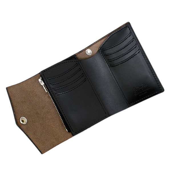 正規取扱SCHOTT(ショット) PERFECTO WALLET MEDIUM (パーフェクトウォレットミディアム) ブラック