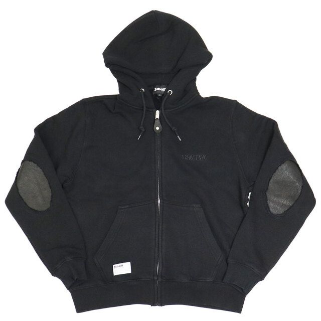 正規取扱店 Schott (ショット) 5231003 LEATHER ELBOW PATCH ZIP