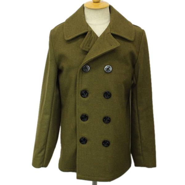 正規取扱店 SCHOTT(ショット) 753US PEA COAT 24oz(USピーコート 24オンス) OLIVE オリーブ