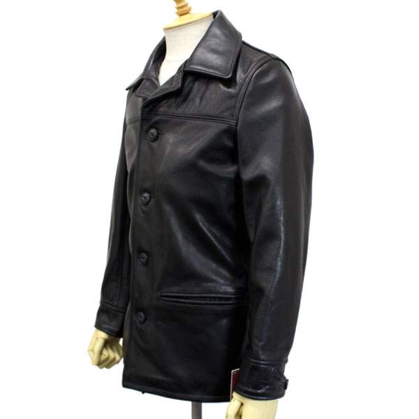 正規取扱店 SCHOTT(ショット) 533US LEATHER CAR COAT(レザーカーコート) BLACK