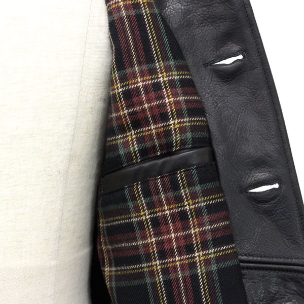 正規取扱店 SCHOTT(ショット) 533US LEATHER CAR COAT(レザーカーコート) BLACK