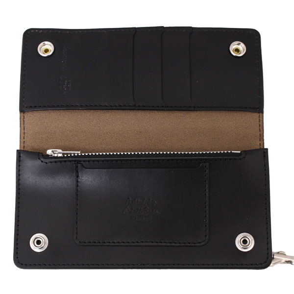 正規取扱SCHOTT(ショット) PERFECTO WALLET(パーフェクトウォレット) BLACK ブラック