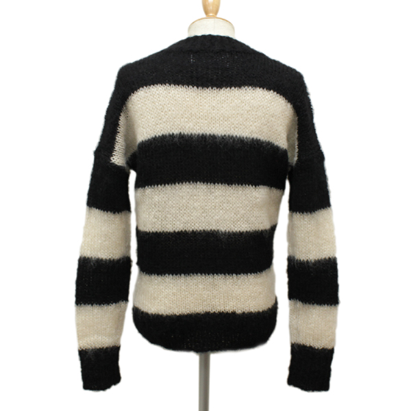 正規取扱店 SEDITIONARIES(セディショナリーズ) Mohair Jumper(モヘアジャンパー・モヘアセーター) ブラックxホワイト STM014