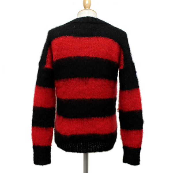 正規取扱店 SEDITIONARIES(セディショナリーズ) Mohair Jumper(モヘアジャンパー・モヘアセーター) ブラックxレッド STM015