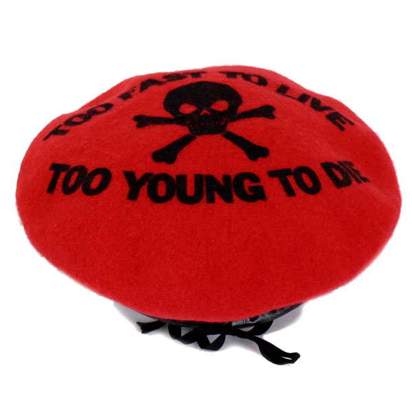 セディジョナリーズ TOO FAST TO LIVE BERET  ベレー帽 正規取扱店 SEDITIONARIES by 666 (セディショナリーズ) TOO