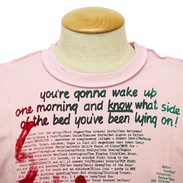 seditionaries Tシャツ　pink 正規取扱店 SEDITIONARIES by 666 (セディショナリーズ) STZ0113 YOU