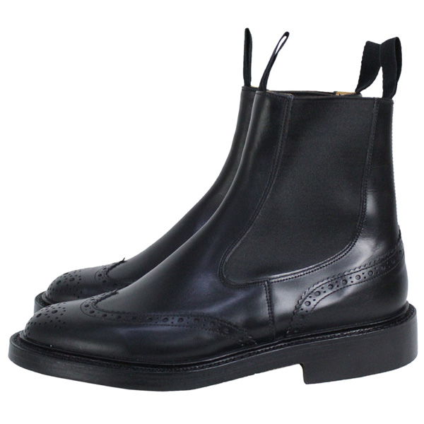 正規取扱店 Tricker's トリッカーズ 2754M COUNTRY HENRY(カントリーヘンリー) ダブルレザーソール ブラックボックスカーフ TK004