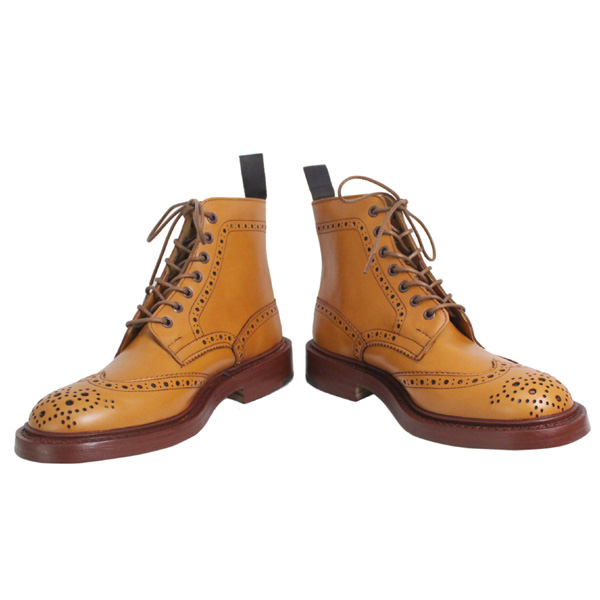 正規取扱店 Tricker's トリッカーズ 2508M COUNTRY BROGUE(カントリーブローグ) ダブルレザーソール ブエイコンアンティーク TK010