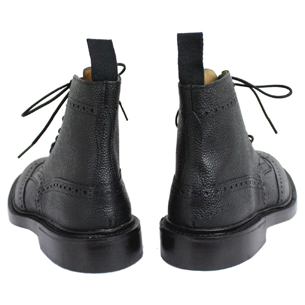 正規取扱店 Tricker's トリッカーズ 2508M COUNTRY BROGUE(カントリーブローグ) ダブルレザーソール ブラックスコッチグレイン TK015
