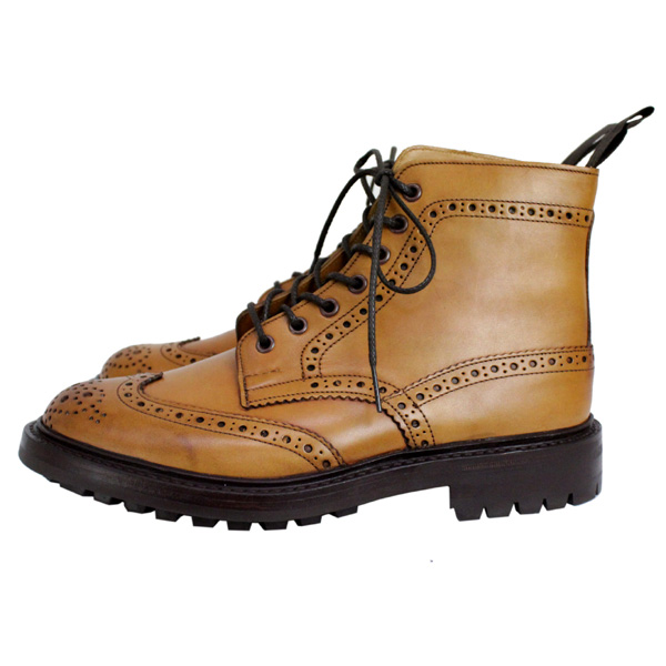 トリッカーズ　バートン　UK61/2 25,0㎝　シボ革　コマンドーソール トリッカーズ バートン UK61/2 25,0㎝ シボ革 tricker's - メルカリ