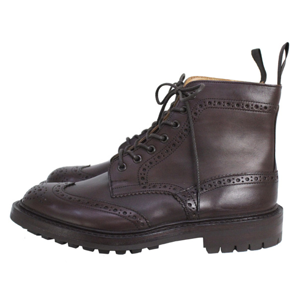 正規取扱店 Tricker's トリッカーズ 2508M COUNTRY BROGUE(カントリーブローグ) コマンドソール バーガンディーバーニッシュ TK021