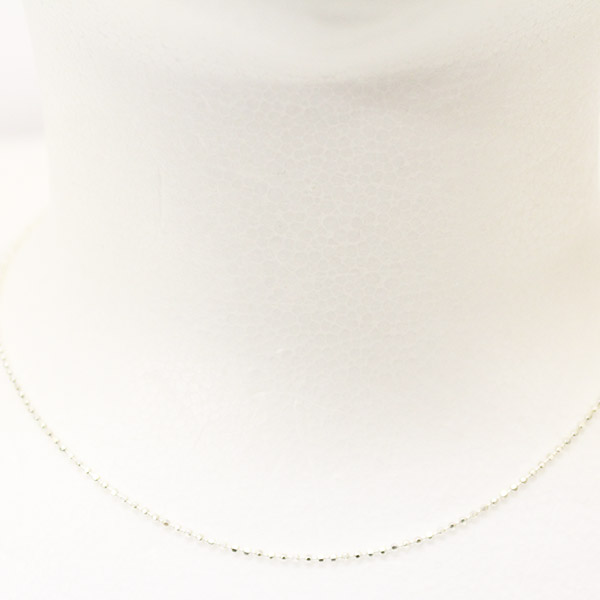 sale セール Silver Chain (シルバーチェーン) 1.8mm Square Ball Chain スクエアーボールチェーン 約40cm