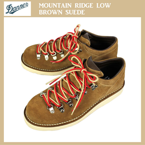 正規取扱 DANNER(ダナー)THREE WOOD別注第5弾 MT-RIDGE LOW（マウンテン リッジロー）BROWN SUEDE(ブラウンスエード)