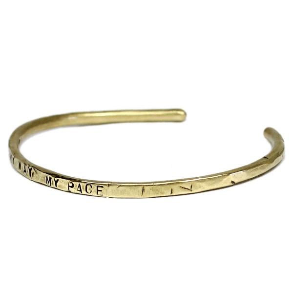 VASSER(バッサー)My Way My Pace Brass Bangle(マイウェイマイペースブラスバングル)